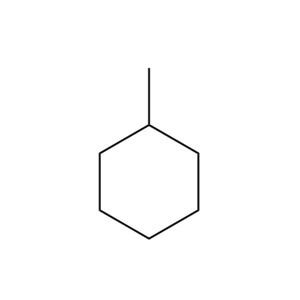 Methyl Cyclohexane C7H14 CAS NO.:108-87-2 Barra: Fluwidu trasparenti bla kulur